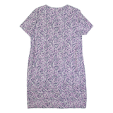 COS Womens Day Dress Pink Striped Short Sleeve Knee Length M