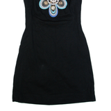 MONSOON Womens Pencil Dress Black Short Sleeve Knee Length UK 8