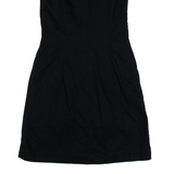 MONSOON Womens Pencil Dress Black Short Sleeve Knee Length UK 8