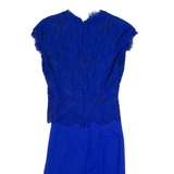 TED BAKER Womens Bodycon Dress Blue Sleeveless Midi XS