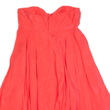 ZIMMERMANN Womens Fit & Flare Dress Pink Silk Sleeveless Knee Length S