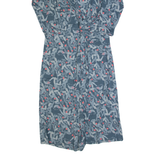 WHITE STUFF Womens Day Dress Grey Floral Long UK 10