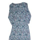 WHITE STUFF Womens Day Dress Grey Floral Long UK 10