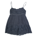 MINT VELVET Womens Mini Dress Grey Sleeveless Short UK 12