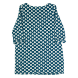 WHITE STUFF Womens Shift Dress Blue Polka Dot Short UK 12