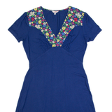CATH KIDSTON Womens A-Line Dress Blue Short Sleeve Knee Length UK 8