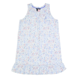 LAUREN RALPH LAUREN Womens Shift Dress Blue Floral Sleeveless Knee Length S