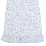 LAUREN RALPH LAUREN Womens Shift Dress Blue Floral Sleeveless Knee Length S