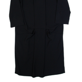 COS Womens Day Dress Black Long Sleeve Knee Length S