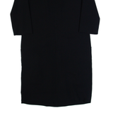 COS Womens Day Dress Black Long Sleeve Knee Length S