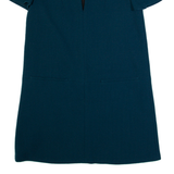 BA&SH Oversized Womens Shift Dress Green Short Sleeve Knee Length S