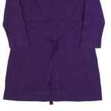 CREW CLOTHING Womens Day Dress Purple Long Sleeve Short UK 8