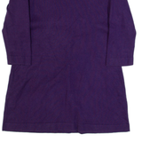CREW CLOTHING Womens Day Dress Purple Long Sleeve Short UK 8
