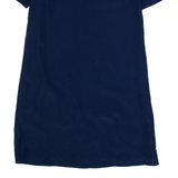 MONSOON Oversized Womens Shift Dress Blue Short Sleeve Knee Length UK 8