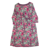 WHITE STUFF Womens A-Line Dress Pink Crazy Pattern Midi UK 14