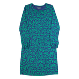 LAURA ASHLEY Womens Day Dress Green Floral Long Sleeve Midi UK 10