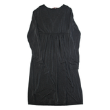 MAX MARA STUDIO Womens Day Dress Grey Long Sleeve Midi L