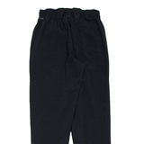 REEBOK Mens Track Pants Black Tapered L W30 L30