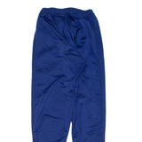 ADIDAS Mens Track Pants Blue Tapered S W25 L29