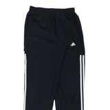 ADIDAS Mens Track Pants Black Tapered S W26 L30