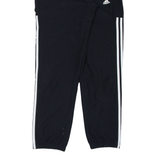 ADIDAS Mens Track Pants Black Tapered S W26 L30