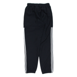 ADIDAS Mens Track Pants Black Tapered S W26 L30