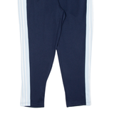 ADIDAS Womens Track Pants Blue Tapered 2XL W36 L28