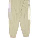 ADIDAS Womens Track Pants Beige Tapered XS W24 L31