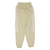 ADIDAS Womens Track Pants Beige Tapered XS W24 L31