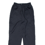 Womens Track Pants Black Wide-Leg S W25 L30