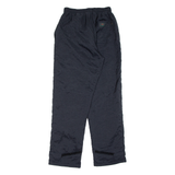 Womens Track Pants Black Wide-Leg S W25 L30