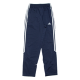 ADIDAS Mens Track Pants Blue Straight S W25 L29