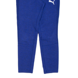 PUMA Mens Joggers Blue Tapered S W28 L28
