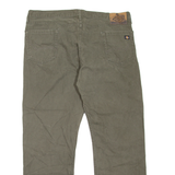 DICKIES Workwear Mens Jeans Green Relaxed Straight W40 L31