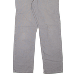 CARHARTT Workwear Mens Jeans Grey Relaxed Straight W34 L31