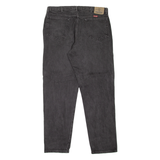 WRANGLER Mens Jeans Black Regular Tapered W38 L32