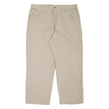 CARHARTT Carpenter Workwear Mens Jeans Beige Relaxed Tapered W40 L30