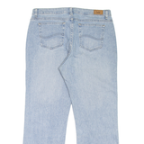 LEE Womens Jeans Blue Regular Straight Stone Wash W34 L28