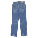 LEVI'S Womens Jeans Blue Regular Straight Stone Wash W27 L32