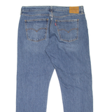 LEVI'S Middy BIG E Womens Jeans Blue Regular Straight Stone Wash W32 L31