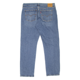 LEVI'S Middy BIG E Womens Jeans Blue Regular Straight Stone Wash W32 L31