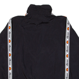 ELLESSE Womens Track Jacket Black Nylon Colourblock UK 6
