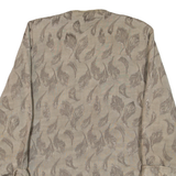 Womens Jacket Beige Floral M