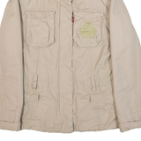 LEVI'S Insulated Womens Jacket Beige Hooded S