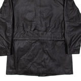 WILSONS Womens Coat Black Leather S