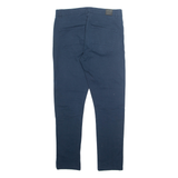 BENCH Mens Trousers Blue Regular Tapered W34 L31