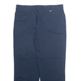 NIKE Chino Mens Trousers Blue Regular Straight W38 L32