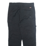 DICKIES Cargo Mens Trousers Black Regular Straight W34 L28