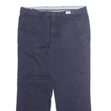 TOMMY HILFIGER Chino Mens Trousers Blue Regular Straight W36 L32