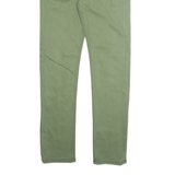 QUIKSILVER Mens Trousers Green Regular Straight W26 L29